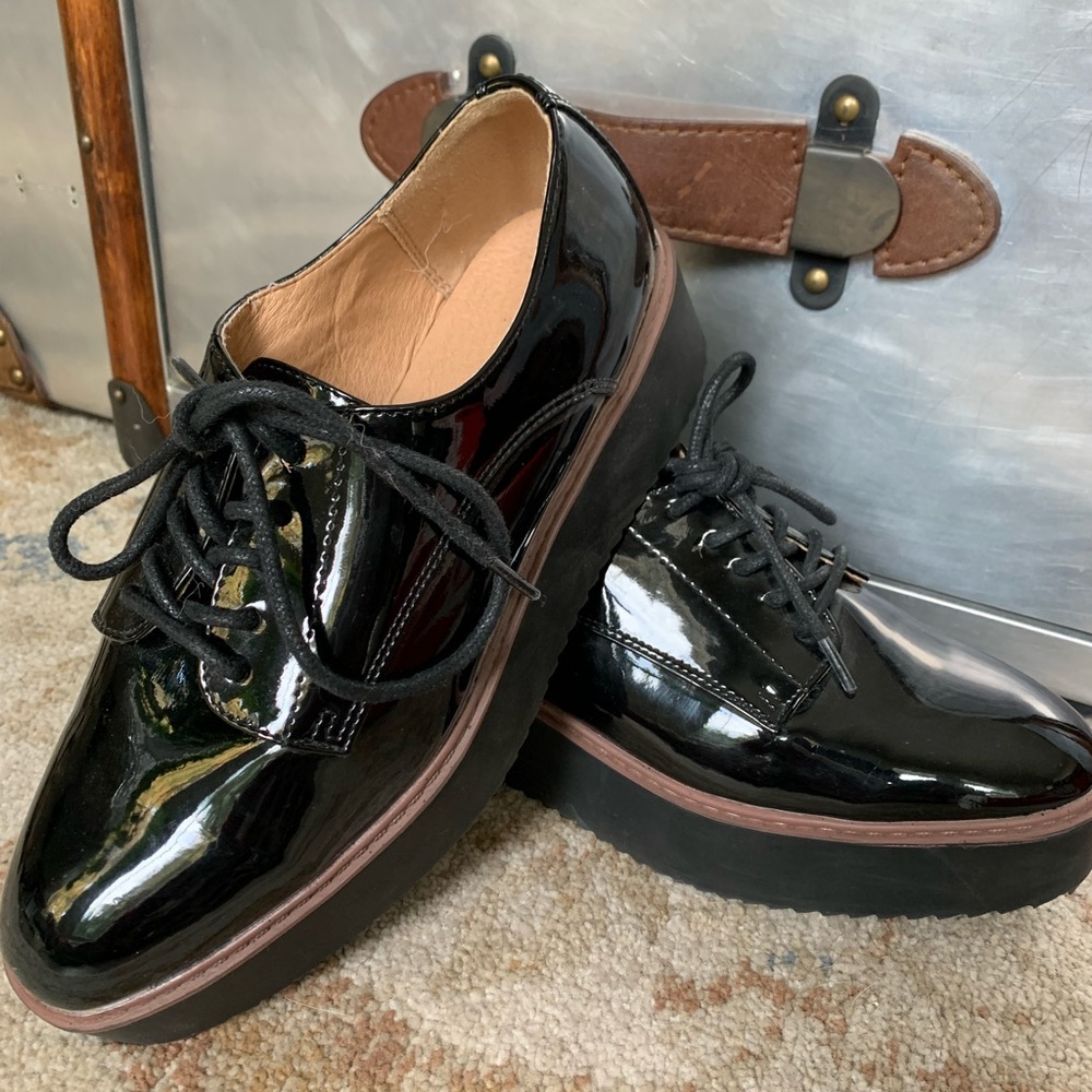 Madden Girl platform shoes.  Extremely comfortable